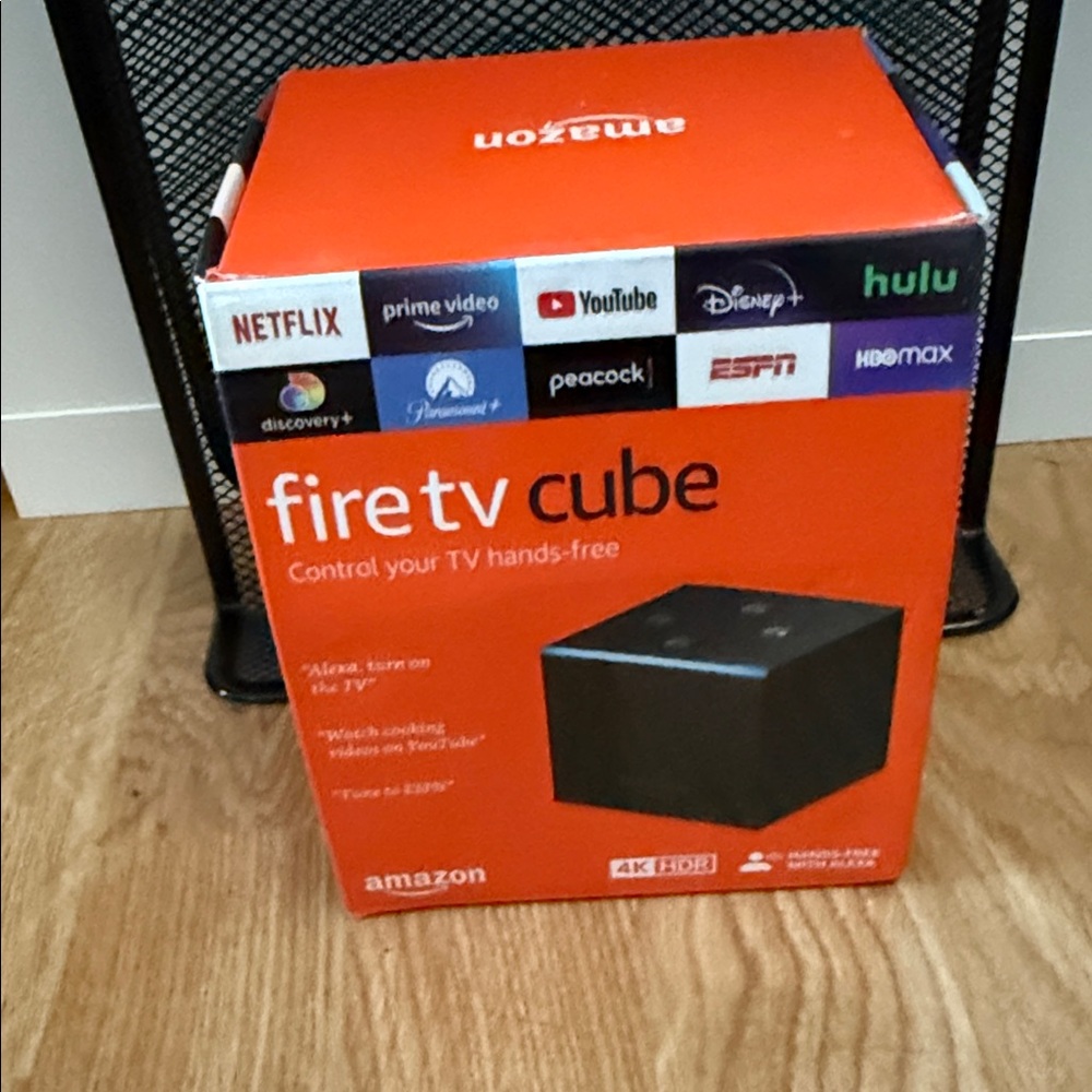 Never Used Amazon Fire TV Cube in Box